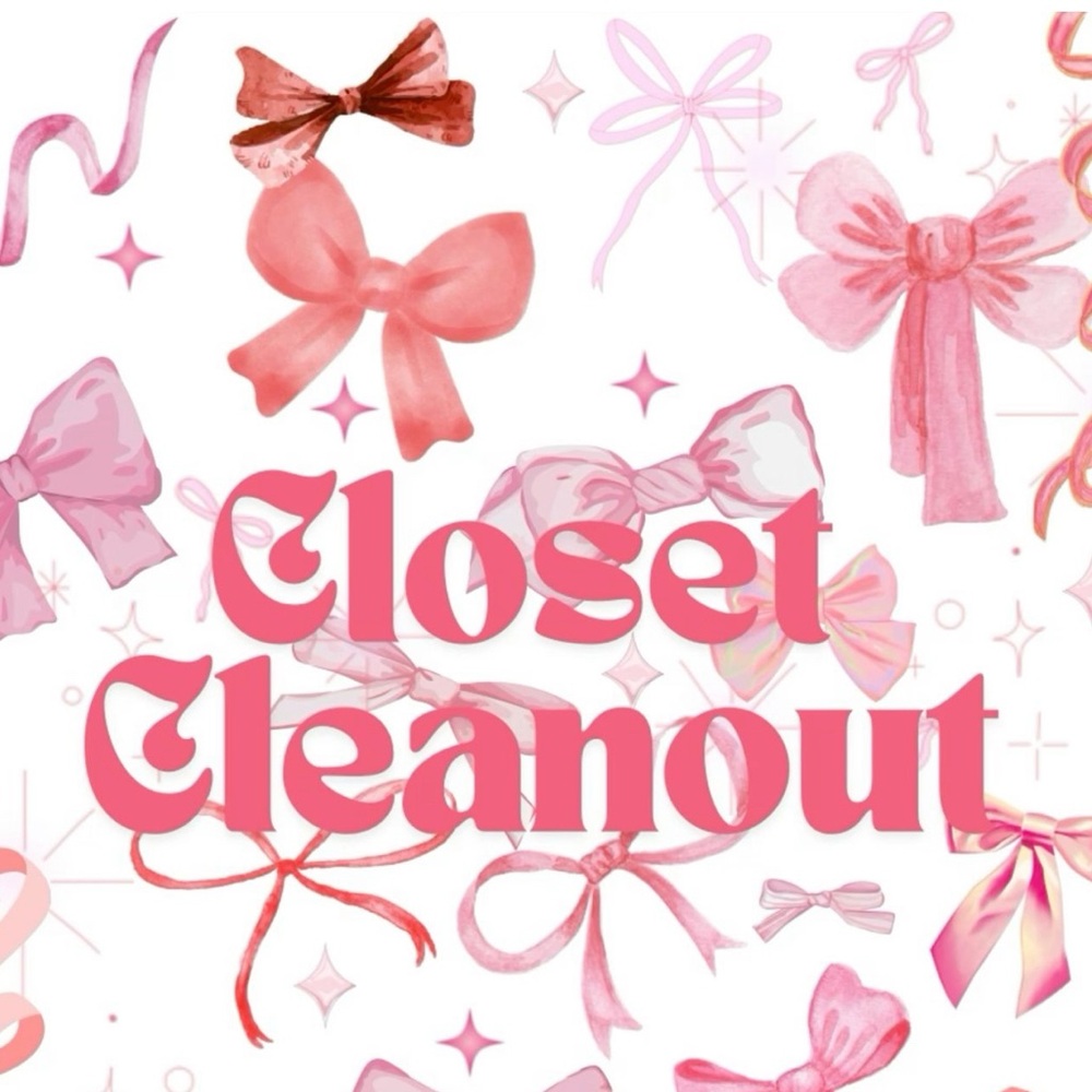 Closet Reset!🎀 Plz be mindful of the % taken out when making your offers :)